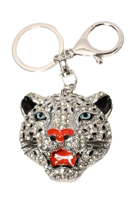 porte-cle tigre Argent