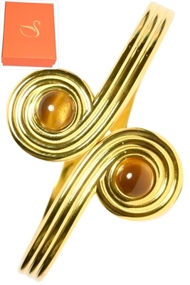 Coffret cadeaux oeil de tigre Or