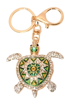 porte-cle tortue Or