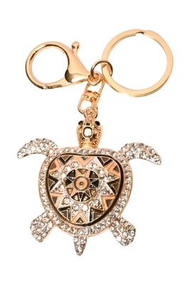 porte-cle tortue Or