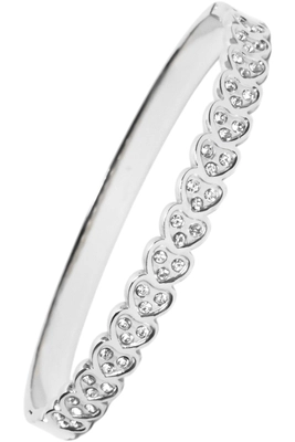 Jonc coeur Argent
