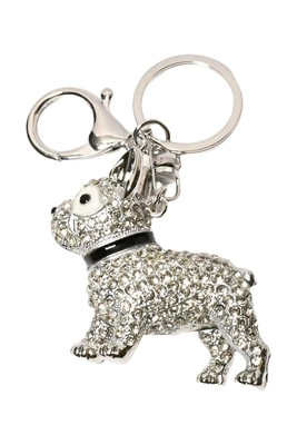 porte-cle chien Argent