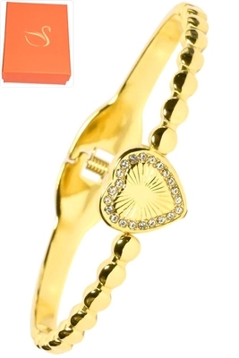 Coffret cadeaux coeur Or