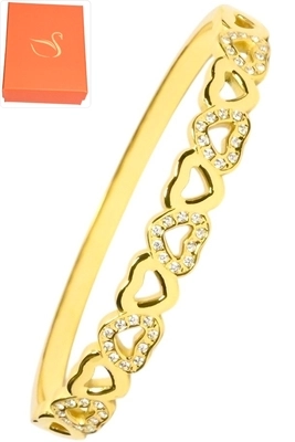 Coffret cadeaux coeur Or