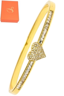 Coffret cadeaux coeur Or