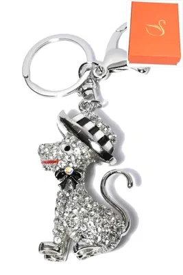 porte-cle coffret cadeaux chien Argent