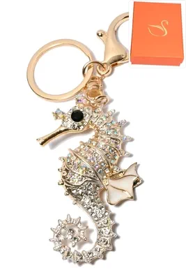 porte-cle coffret cadeaux hypocampe Or