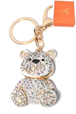 porte-cle coffret cadeaux ours Or