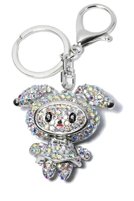 porte-cle lapin Argent