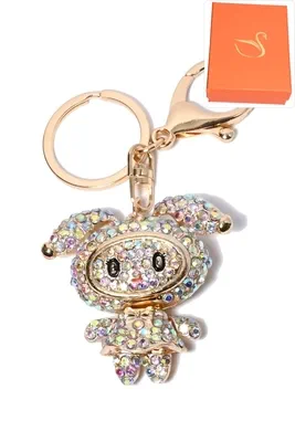 porte-cle coffret cadeaux lapin Or