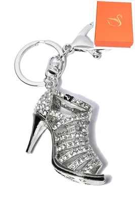 porte-cle coffret cadeaux escarpin Argent