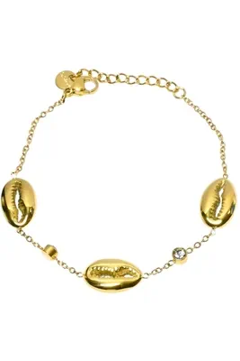 Bracelet graine de café Or