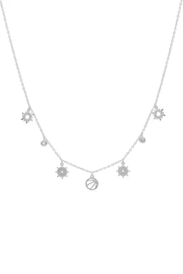 Collier soleil Argent