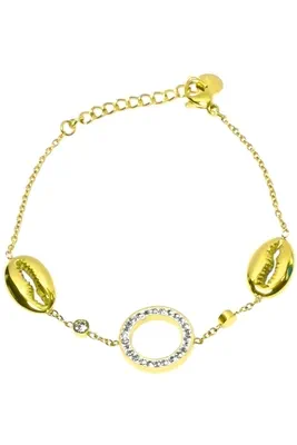 Bracelet graine de café Or