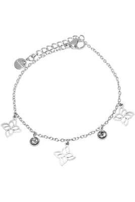 Bracelet fleur Argent 27D119 