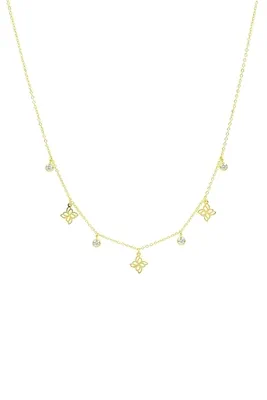 Collier fleur Or 