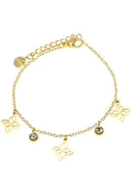 Bracelet fleur Or 27D119 