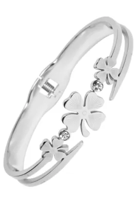 Jonc tréfle Argent 2A1F41 