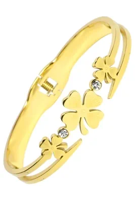 Jonc tréfle Or 2A1F41 