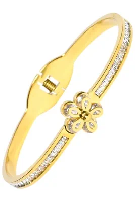 Jonc fleur Or 42CEB0 