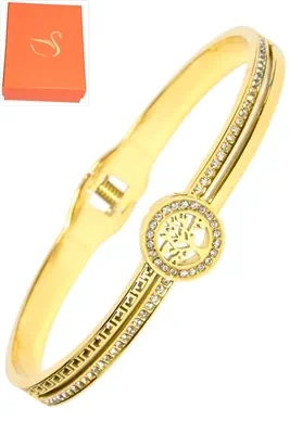 Coffret jonc cadeaux arbre de la vie Or 4F942E 