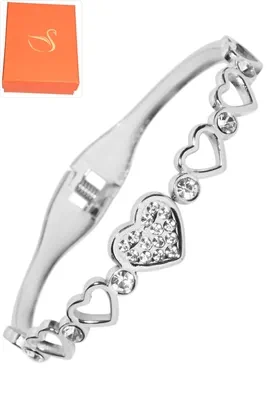 Coffret jonc cadeaux coeur Argent 5E3374 