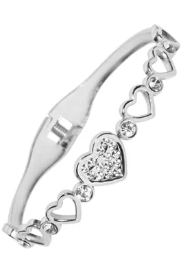 Jonc coeur Argent 5E3374 