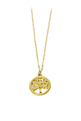 Pendentif arbre de la vie Or 5FD3E4 