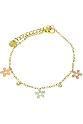 Bracelet fleur Or 7E537A 