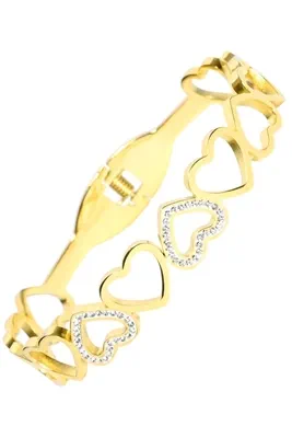 Jonc coeur Or 9EC959 