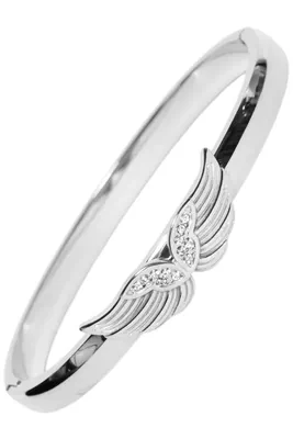 Jonc aile d'ange Argent B023DE 