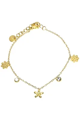 Bracelet fleur Or B34954 