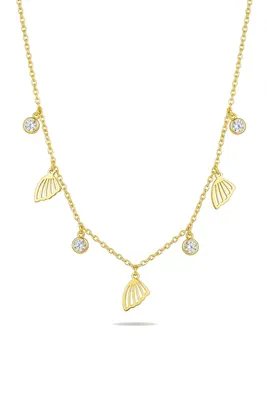 Collier feuille Or