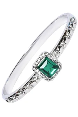 Jonc émeraude Argent CA4A5A 