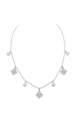 Collier fleur Argent