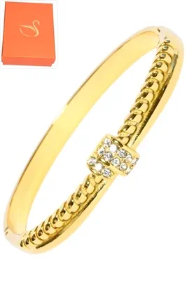 Coffret jonc cadeaux Or D9048C 