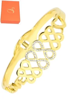 Coffret jonc cadeaux infini Or F42A46 