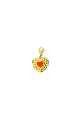 Breloque breloque charms coeur Or CFF57F 