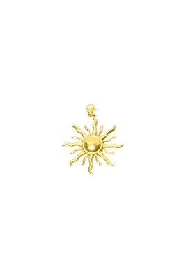 Breloque breloque charms soleil Or F7E4C2 