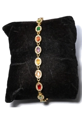 Bracelet zirconium Or