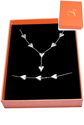 Coffret bijoux cadeaux coeur