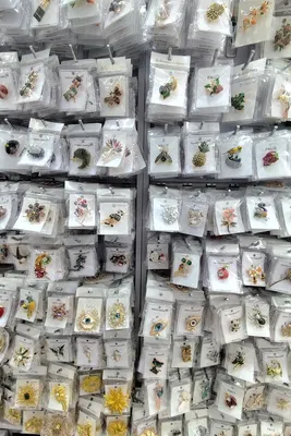 broche 100 PCS La sélection tendance de la maison Multicolore BROCHE 