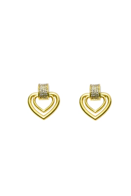 Boucle-d-oreille coeur Or 4F484F 
