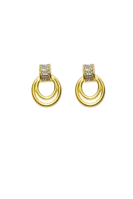 Boucle-d-oreille ovale Or