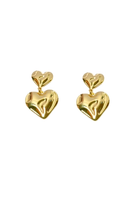 Boucle-d-oreille coeur Or