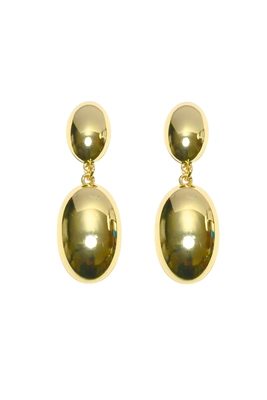 Boucle-d-oreille ovale Or
