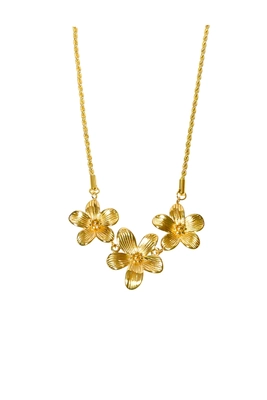 Collier fleur Or