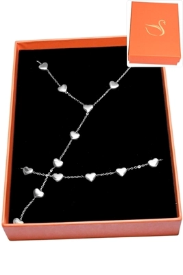 Coffret bijoux cadeaux coeur Argent
