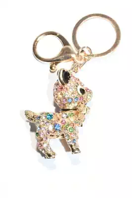 porte-cle chien multicolore P85I9 